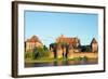 Europe, Poland, Pomerania, Medieval Malbork Castle, Marienburg Fortress of Mary, UNESCO Site-Christian Kober-Framed Photographic Print