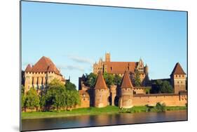 Europe, Poland, Pomerania, Medieval Malbork Castle, Marienburg Fortress of Mary, UNESCO Site-Christian Kober-Mounted Photographic Print
