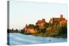 Europe, Poland, Pomerania, Medieval Malbork Castle, Marienburg Fortress of Mary, UNESCO Site-Christian Kober-Stretched Canvas