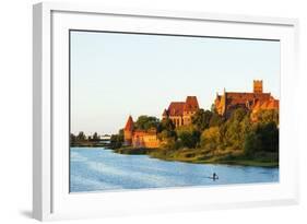 Europe, Poland, Pomerania, Medieval Malbork Castle, Marienburg Fortress of Mary, UNESCO Site-Christian Kober-Framed Photographic Print