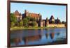 Europe, Poland, Pomerania, Medieval Malbork Castle, Marienburg Fortress of Mary, UNESCO Site-Christian Kober-Framed Photographic Print