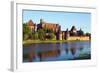 Europe, Poland, Pomerania, Medieval Malbork Castle, Marienburg Fortress of Mary, UNESCO Site-Christian Kober-Framed Photographic Print