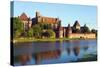 Europe, Poland, Pomerania, Medieval Malbork Castle, Marienburg Fortress of Mary, UNESCO Site-Christian Kober-Stretched Canvas