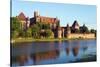 Europe, Poland, Pomerania, Medieval Malbork Castle, Marienburg Fortress of Mary, UNESCO Site-Christian Kober-Stretched Canvas