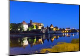 Europe, Poland, Pomerania, Medieval Malbork Castle, Marienburg Fortress of Mary, UNESCO Site-Christian Kober-Mounted Photographic Print