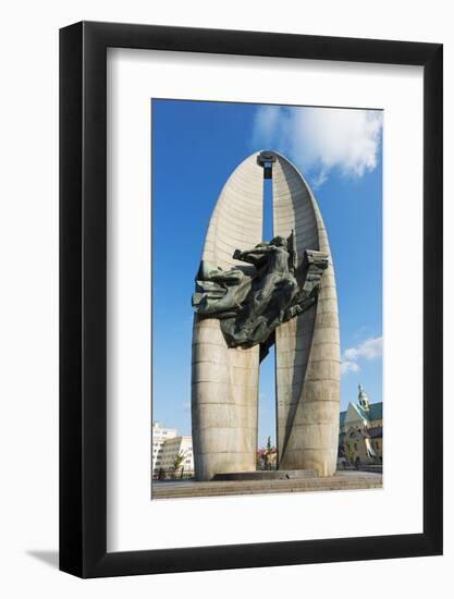 Europe, Poland, Rzeszow, Communist Monument-Christian Kober-Framed Photographic Print