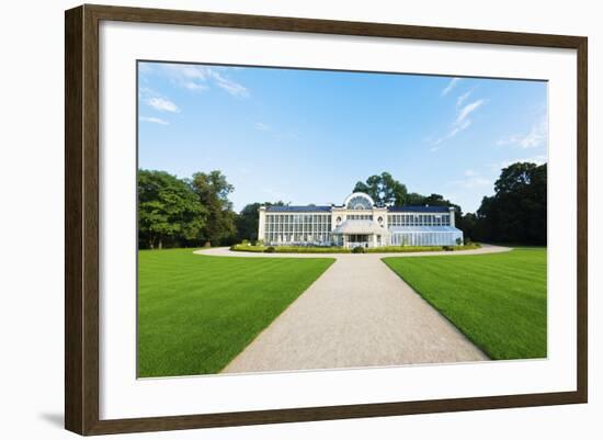 Europe, Poland, Warsaw, Lazienki Park, the New Orangery Building-Christian Kober-Framed Photographic Print