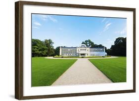 Europe, Poland, Warsaw, Lazienki Park, the New Orangery Building-Christian Kober-Framed Photographic Print