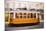 Europe, Portugal, Lisbon, a Speeding Tram (Streetcar) in the City Center-Alex Robinson-Mounted Photographic Print