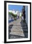 Europe, Portugal, Obidos, Cobblestone Street-Lisa S. Engelbrecht-Framed Premium Photographic Print