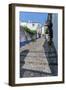 Europe, Portugal, Obidos, Cobblestone Street-Lisa S. Engelbrecht-Framed Photographic Print