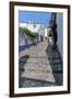 Europe, Portugal, Obidos, Cobblestone Street-Lisa S. Engelbrecht-Framed Photographic Print