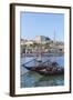 Europe, Portugal, Oporto, Douro River, Rabelo Boats-Lisa S. Engelbrecht-Framed Photographic Print