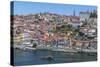Europe, Portugal, Oporto, Douro River, Rabelo Ferry Boat-Lisa S. Engelbrecht-Stretched Canvas