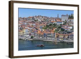 Europe, Portugal, Oporto, Douro River, Rabelo Ferry Boat-Lisa S. Engelbrecht-Framed Photographic Print