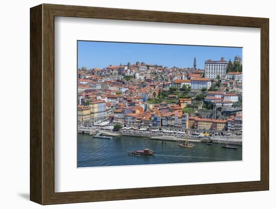 Europe, Portugal, Oporto, Douro River, Rabelo Ferry Boat-Lisa S. Engelbrecht-Framed Photographic Print