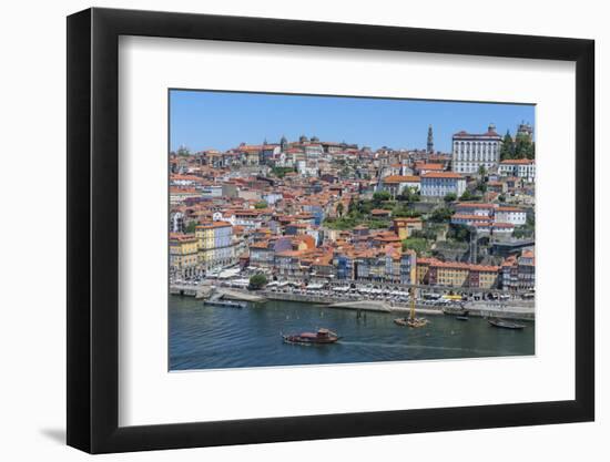 Europe, Portugal, Oporto, Douro River, Rabelo Ferry Boat-Lisa S. Engelbrecht-Framed Photographic Print