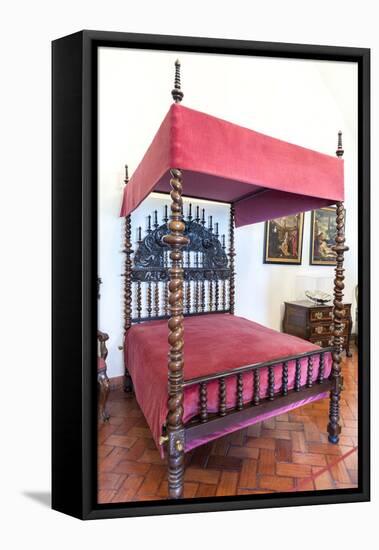 Europe, Portugal, Sintra, Sintra National Palace, Guest Room-Lisa S. Engelbrecht-Framed Stretched Canvas
