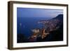 Europe, Principality Monaco, Monte Carlo, Town View, Evening-Chris Seba-Framed Premium Photographic Print