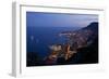 Europe, Principality Monaco, Monte Carlo, Town View, Evening-Chris Seba-Framed Premium Photographic Print