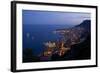 Europe, Principality Monaco, Monte Carlo, Town View, Evening-Chris Seba-Framed Photographic Print