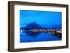 Europe, Scandinavia, Norway, Lofoten Islands, Moskenesoy, Reine-Christian Kober-Framed Photographic Print