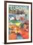 Europe, Scenes of the Continent-null-Framed Art Print