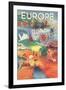 Europe, Scenes of the Continent-null-Framed Art Print