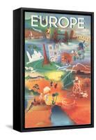 Europe, Scenes of the Continent-null-Framed Stretched Canvas
