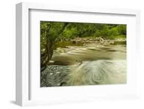 Europe, Scotland, Cairngorm National Park. Swirling Water in Stream-Cathy & Gordon Illg-Framed Photographic Print