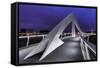 Europe, Scotland, Glasgow, Tradeston Bridge-Mark Sykes-Framed Stretched Canvas