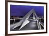 Europe, Scotland, Glasgow, Tradeston Bridge-Mark Sykes-Framed Photographic Print