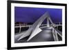 Europe, Scotland, Glasgow, Tradeston Bridge-Mark Sykes-Framed Photographic Print