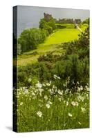 Europe, Scotland, Loch Ness. Landscape of Castle Urquhart Ruins-Cathy & Gordon Illg-Stretched Canvas
