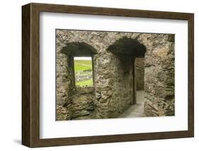 Europe, Scotland, Shetland Islands. Muness Castle Ruins-Cathy & Gordon Illg-Framed Photographic Print