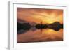 Europe, Sloevnia, Bled - Lake Bled A Sunrise-Aliaume Chapelle-Framed Photographic Print