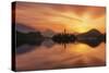 Europe, Sloevnia, Bled - Lake Bled A Sunrise-Aliaume Chapelle-Stretched Canvas