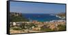 Europe, South of France, Mediterranean Coast, Cassis, Harbour Bay, Sailboats-Chris Seba-Framed Stretched Canvas