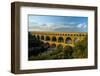 Europe, South of France, Provence, Avignon, Pont Du Gard, Aqueduct-Chris Seba-Framed Photographic Print