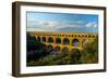 Europe, South of France, Provence, Avignon, Pont Du Gard, Aqueduct-Chris Seba-Framed Premium Photographic Print