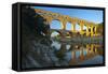 Europe, South of France, Provence, Avignon, Pont Du Gard, Aqueduct-Chris Seba-Framed Stretched Canvas