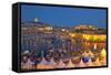 Europe, South of France, Provence, Marseille, Vieux Port Harbour, Celebration, Dusk-Chris Seba-Framed Stretched Canvas