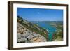 Europe, South of France, Provence, Verdon Gorge, Lake Lac Ste. Croix-Chris Seba-Framed Photographic Print