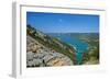 Europe, South of France, Provence, Verdon Gorge, Lake Lac Ste. Croix-Chris Seba-Framed Photographic Print