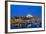 Europe, Spain, Balearic Islands, Island Majorca, Capital of Palma, Harbour, Cathedral, Dusk-Chris Seba-Framed Photographic Print