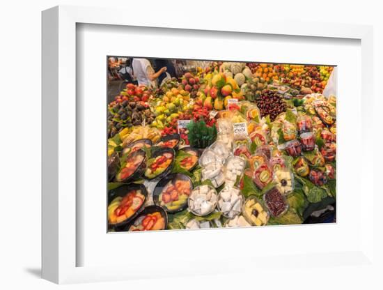 Europe, Spain, Barcelona, St. Josep La Boqueria, Food Market, Fruit-Lisa S. Engelbrecht-Framed Photographic Print