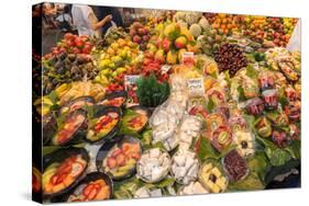 Europe, Spain, Barcelona, St. Josep La Boqueria, Food Market, Fruit-Lisa S. Engelbrecht-Stretched Canvas