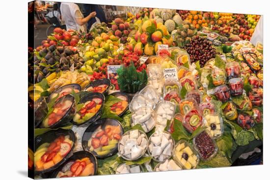 Europe, Spain, Barcelona, St. Josep La Boqueria, Food Market, Fruit-Lisa S. Engelbrecht-Stretched Canvas