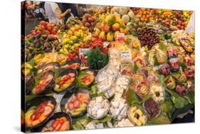 Europe, Spain, Barcelona, St. Josep La Boqueria, Food Market, Fruit-Lisa S. Engelbrecht-Stretched Canvas