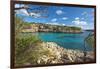 Europe, Spain, Majorca, Bathing Bay Cala Na Sau-Chris Seba-Framed Photographic Print